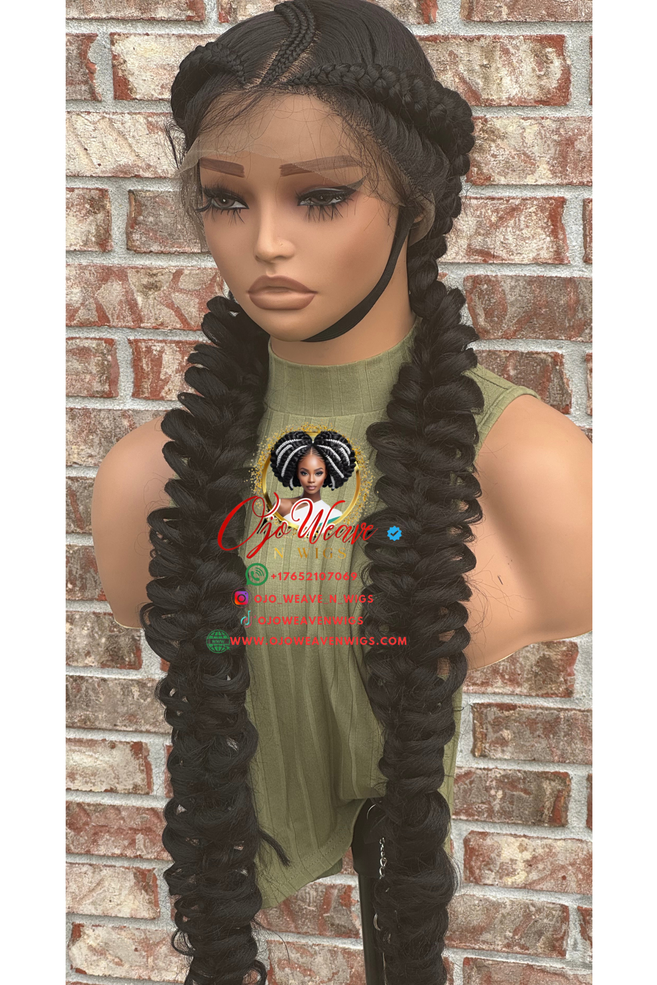 Butterfly Beauty Braided Wigs Made to Order