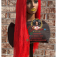 Esther Red 28 inches Micro Braided Wig Ready to Ship