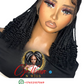 Helen Unit Full Lace Braided Cornrow Wig Pre Order