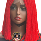 Jade Unit Radiant Red Closure Wig Short Bob Ready to Ship