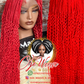 Lady B Unit with Color Red Closure Wig Made to Order