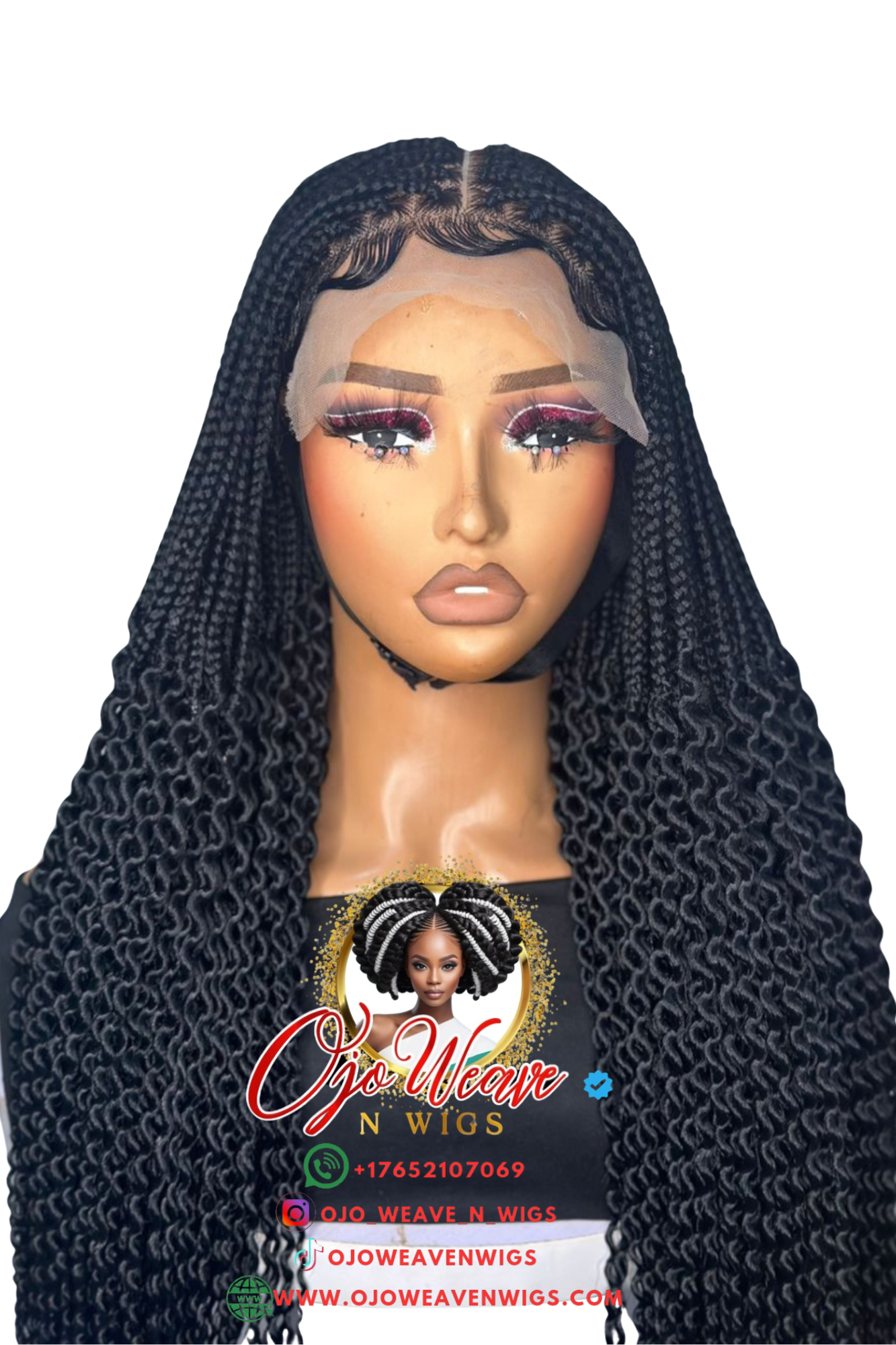 Lola Unit with Color Black Closure Wig Ready to Ship