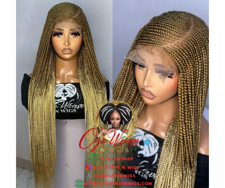 Gold Unit 7x7 Closure Glueless Wig Ready to Ship