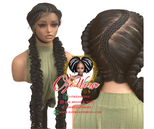 Butterfly Beauty Braided Wigs Made to Order