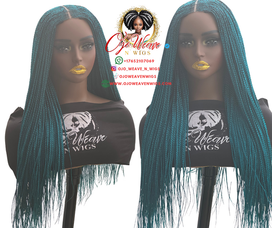 Bianca Green Glueless Closure Wig