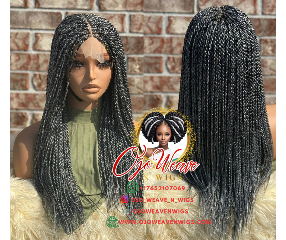 Grace Unit Closure Senegalese Twist Wig Ready-to-Ship