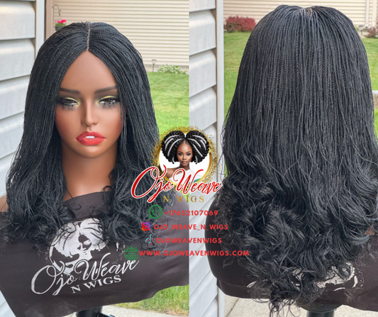 Lady B Unit with Micro Curls Ready to Ship