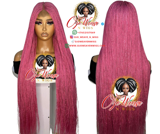 Rachel Unit with Glueless Braided Wig Made to Order