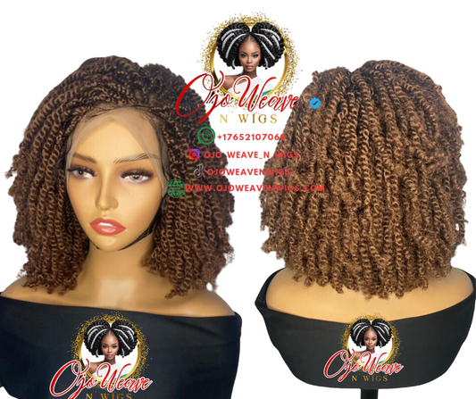 Kinky Twist Braided Wig Made to Order