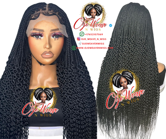 Lola Unit with Color Black Closure Wig Ready to Ship