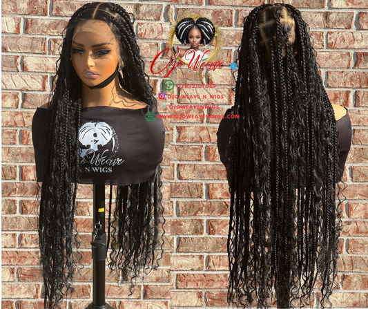 Benita  Unit Full Lace Wig Black Ready-to-Ship