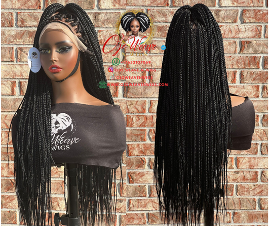 Queen 13x6 Box Braid Wig – Ready to Ship