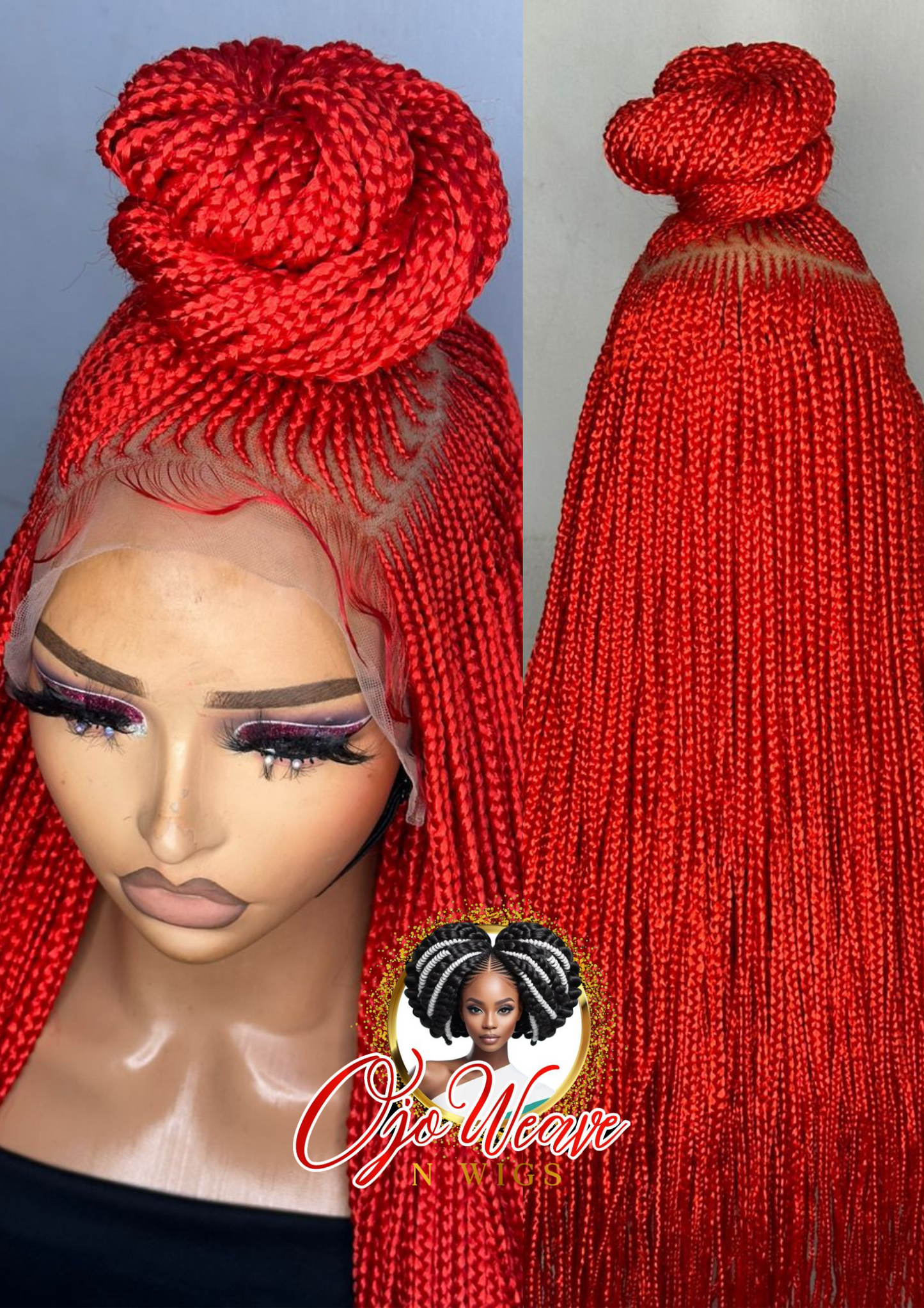 Ewa Ket Color Red Frontal Wig Pre Order