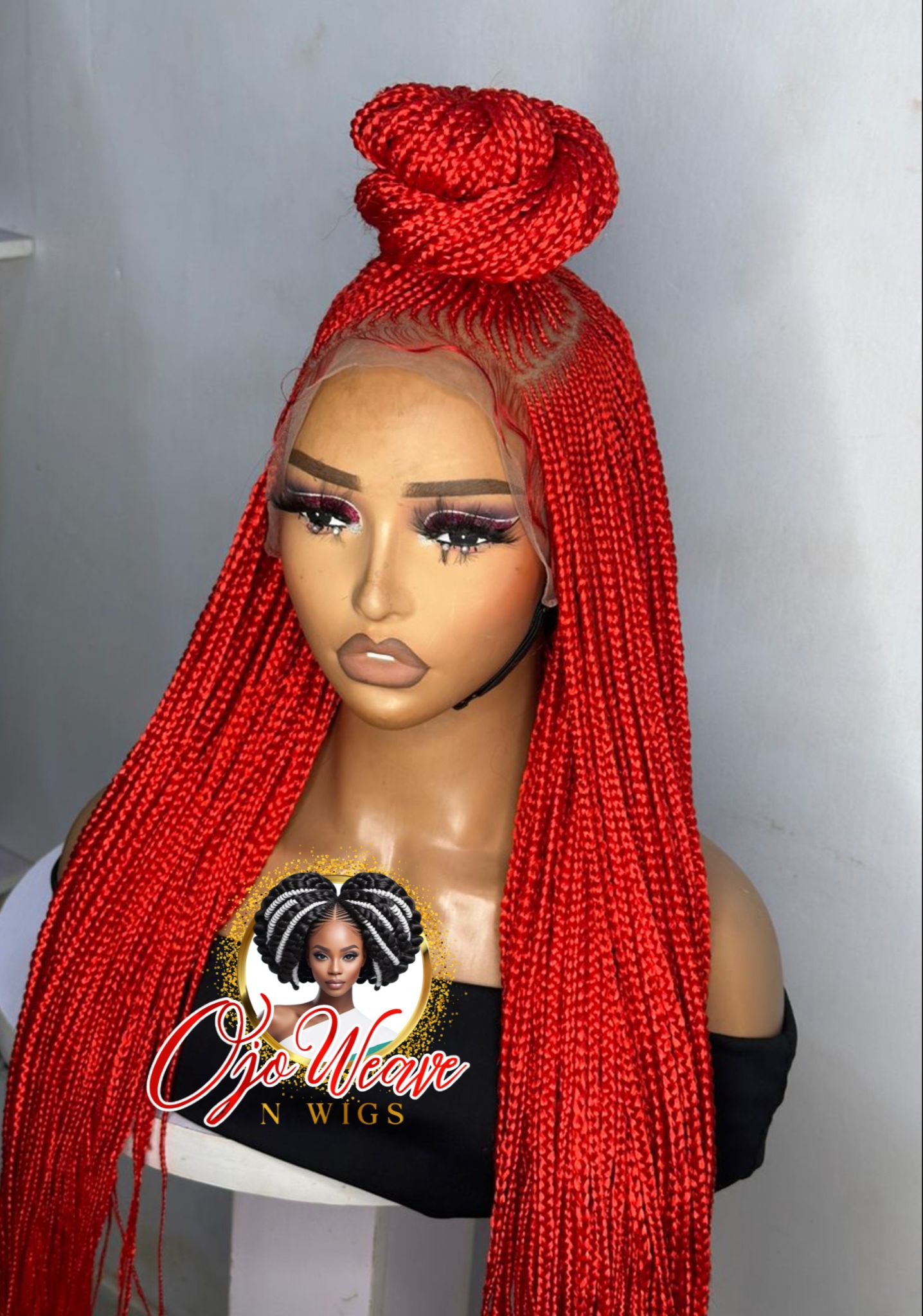 Ewa Ket Color Red Frontal Wig Pre Order