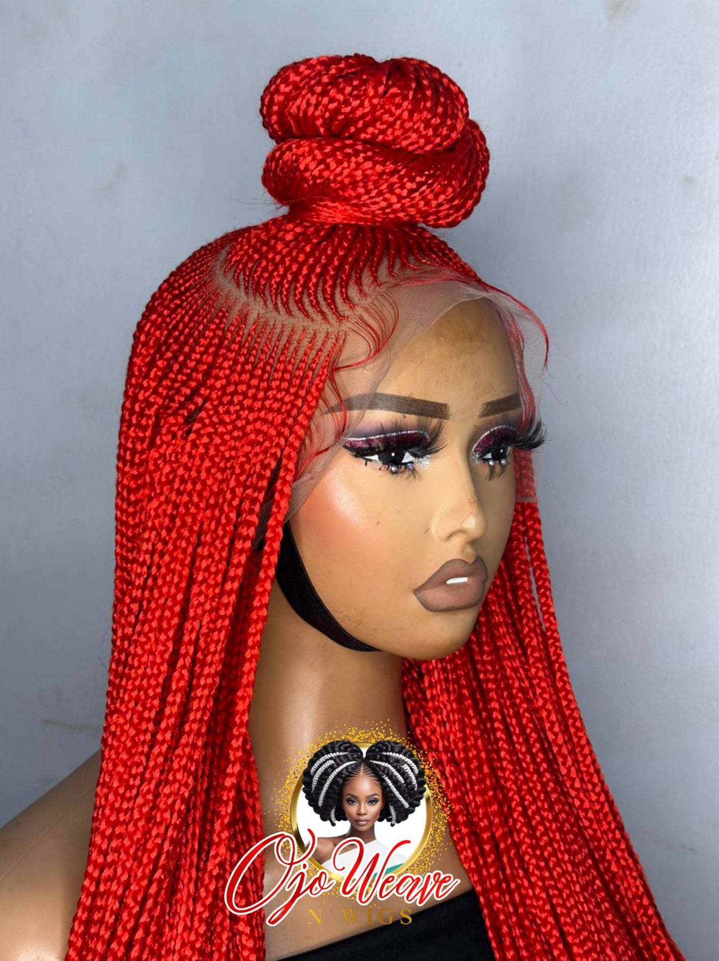 Ewa Ket Color Red Frontal Wig Pre Order