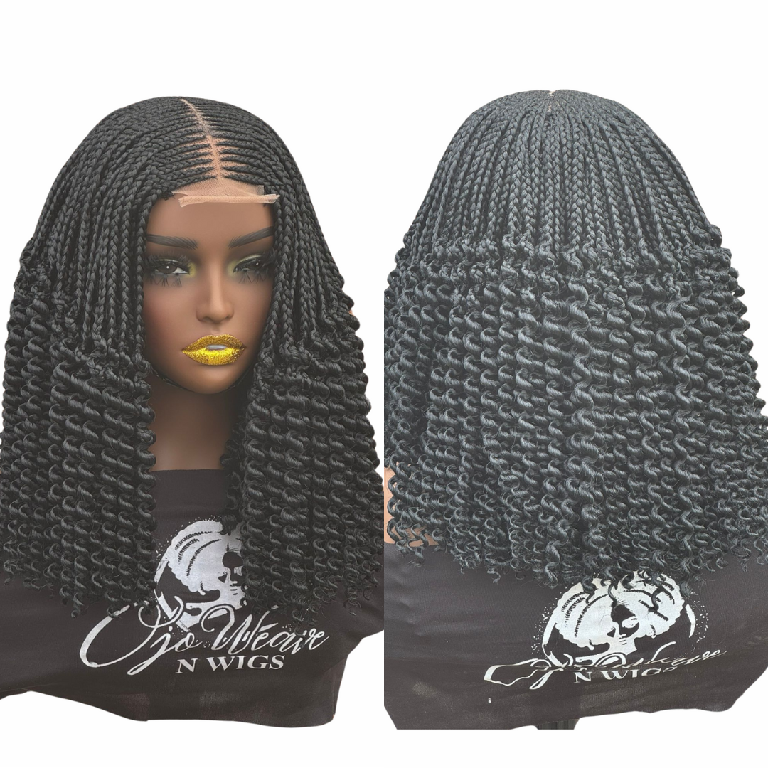 Ana Unit Wig with The Color Black Ready to Ship (Wholesale)