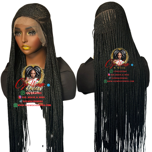 Stella Frontal Color Black 26/28 Inches Ready to Ship