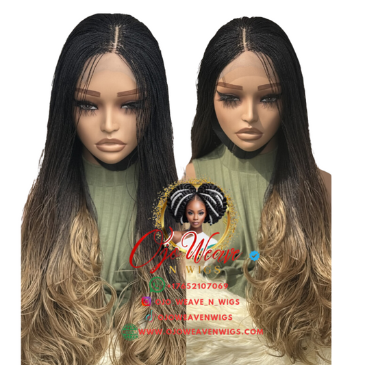 Amena with 4x4 Closure Glueless Wig Ready to Ship