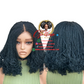 Amanda Unit with Color Black Glueless Wig Ready to Ship