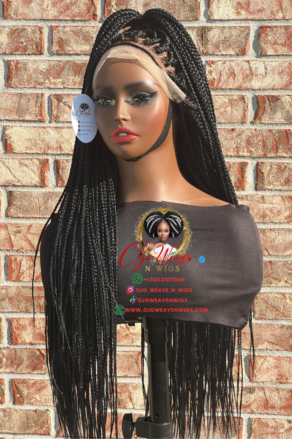 Queen 13x6 Box Braid Wig – Ready to Ship